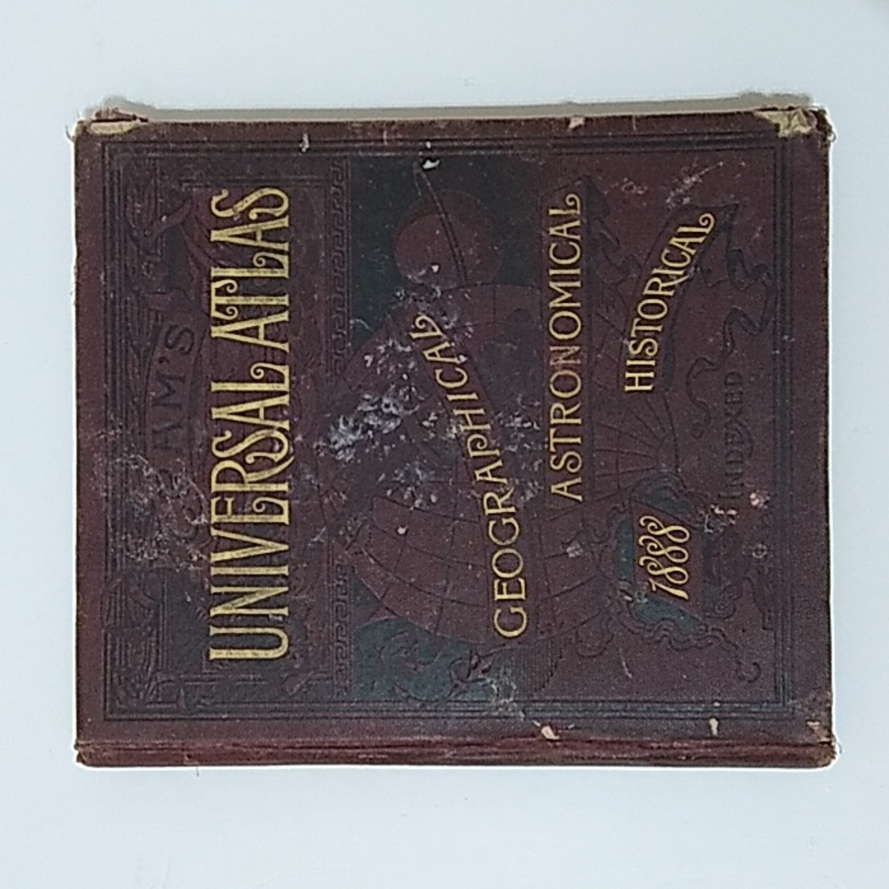 Cram's Vintage Universal Atlas Geographical, Astronomical and Historical…